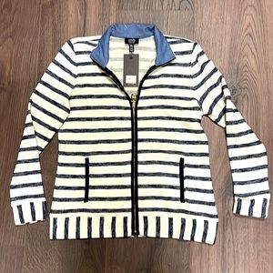 ⚓️ NWT ⚓️ Jones New York - petite Medium full zip cardigan